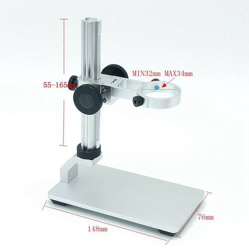 Magnifier Al-alloy Stent Protable Aluminum Universal Table S