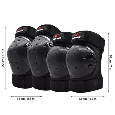 EVA Sports Elbow Knee Shin Armor Geer Guard Pads Protector f