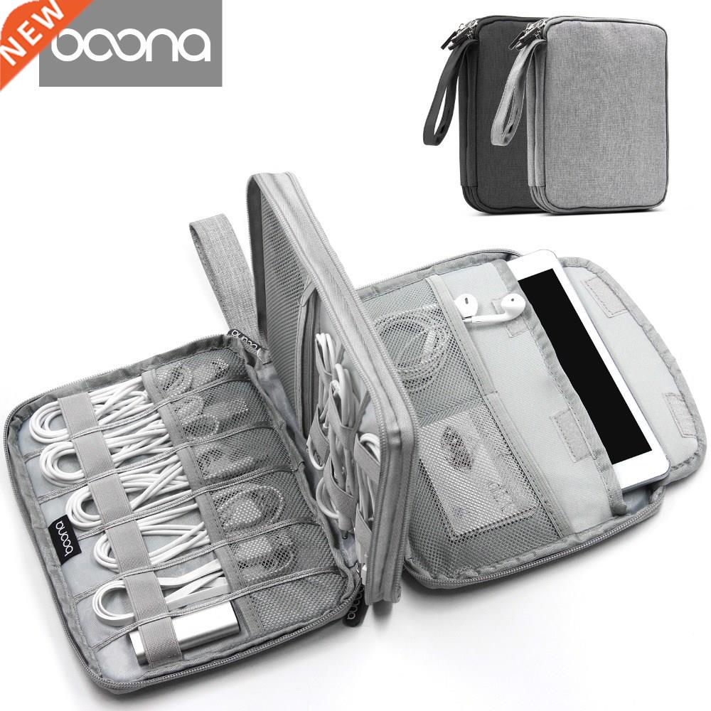 Boona Canvas phone Organizer USB Data Cable Earphone Wire
