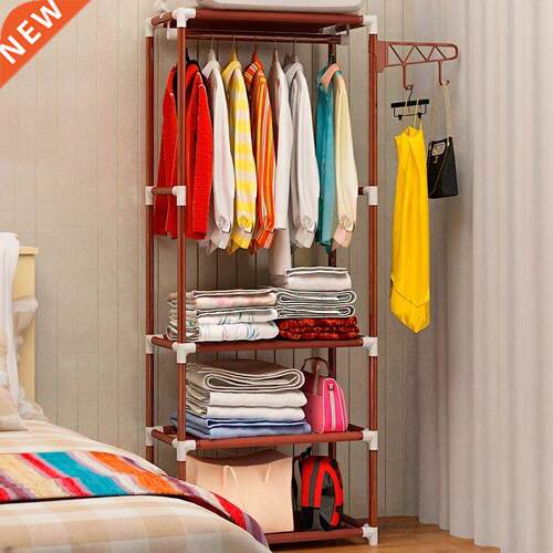 Bahmetev Smple Metal ron Coat Rack Floor Standng Clothes