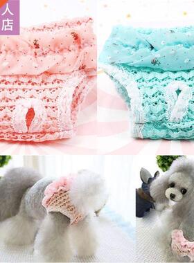 1PCS Pet Dog Diaper Lace Physiological Pants Sanitary Pantie
