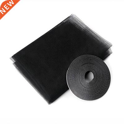 Bug Flying Door Self Room Window Protector Black Screen Curt