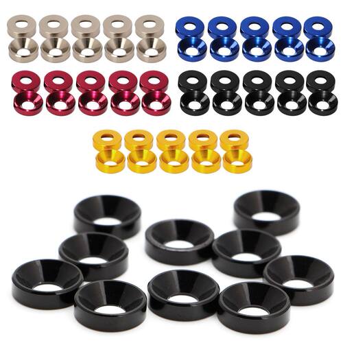 Aluminum Alloy M2 M3 M4 M5 Anodized Countersunk Head Bolt Wa