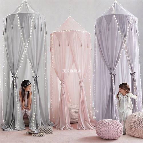 Kid Baby Bed Canopy Bedcover Mosquito Net Curtain Bedding Ro