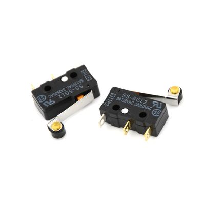 2pcs SS-5GL2 Microswitch Hinge Roller Lever SPDT 3Pin Submi