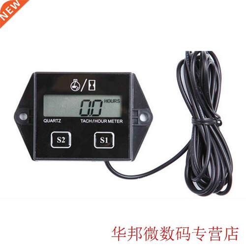 LCD Display Tachometer RPM Tacho Tach Gauge Spin Digital Tac