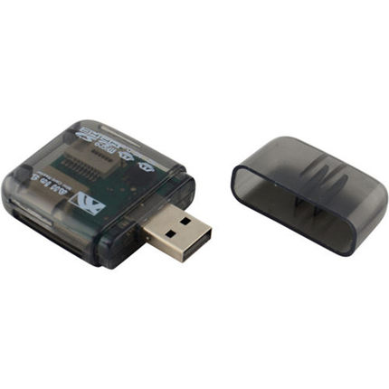 USB 2.0 Flash Memory Card Reader All-in-One SD/SDHC Micro-SD