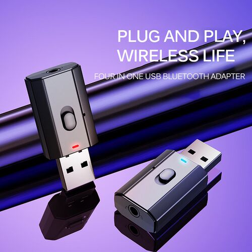 Bluetooth 5.0 Adapter USB 3.5mm Wireless Adapter USB Wireles