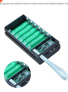 18650 Power Bank Case Dual USB Mobile Phone Charge Wireless