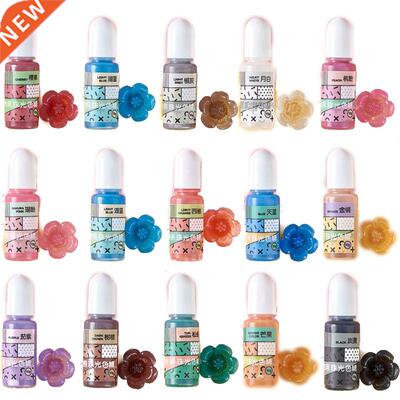 15Color Pearlescent Resn Pgment Lqud Pearl-luster Resn