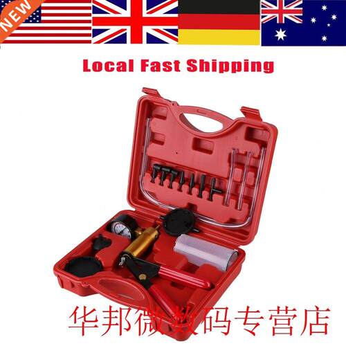 Hand Held Brake Bleeder Tester Set Vacuum Pump Car Motorbike