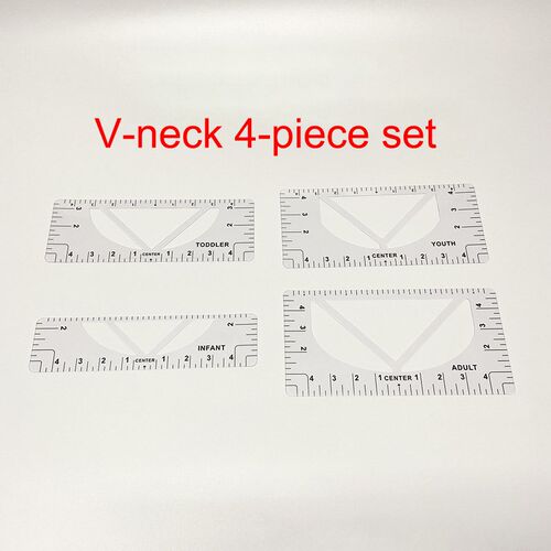With Size Chart 4Pcs/8Pcs Printed T-Shirt Design Clothing Ac