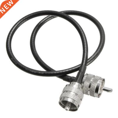 50cm UHF PL259 Connectors Male To Male Plug Coax Pigtail Ju