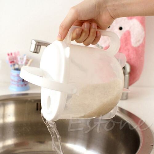 Quick Wash Rice Device Plastic Washing Rice Colander Filter