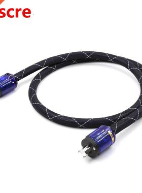 YTER SPX-28 OFC silver plated hifi US version power cable wi