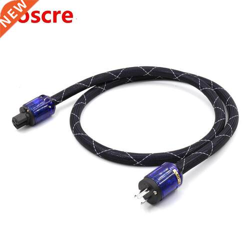 YTER SPX-28 OFC silver plated hifi US version power cable wi
