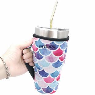 1Pack Reusable Iced Coffee Cup Sleeve Neoprene Insulated Sle