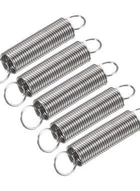 5pcs Extended Compression Spring,0mm-70mm Length 04 Stainl