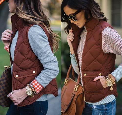 Hooded Women Feather Coat Sleeveless Women's Jackets
