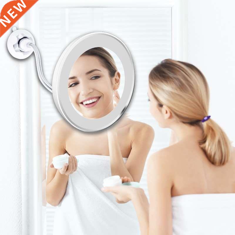 10X LED Mirror Makeup Mirror Flexible Mirror illuminated Mag