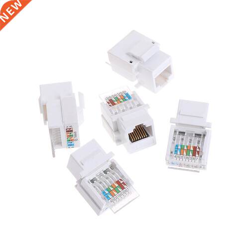 5Pcs UTP RJ45 CAT5E Module Tool-free Socket Module For Netwo
