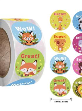 50-500 Pcs zoo Animals cartoon Stickers for kids classic toy