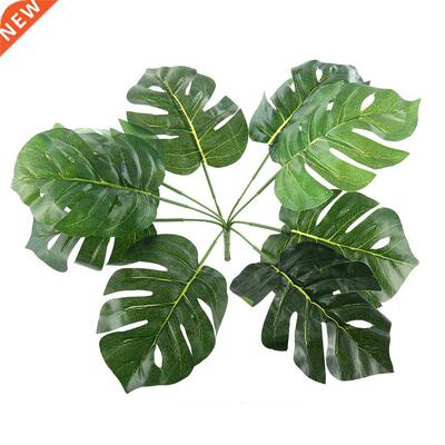 Plastic Fake Faux Artificical Monstera Plant Home Office Tro