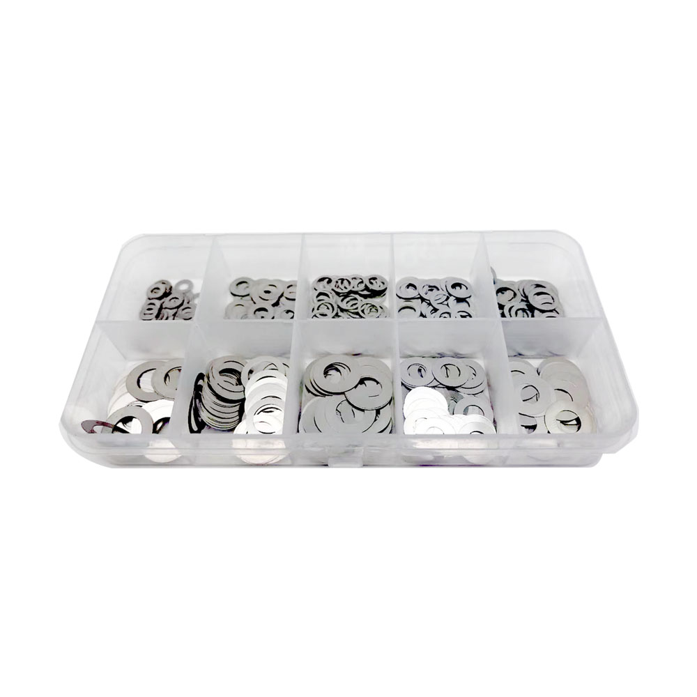 500Pcs M3 M4 M5 M6 M7 M8 DIN988 304 Stainless Steel Ultra Th