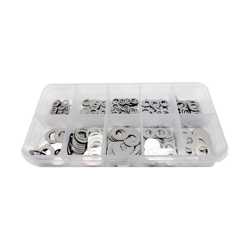 500Pcs M3 M4 M5 M6 M7 M8 DIN988 304 Stainless Steel Ultra Th