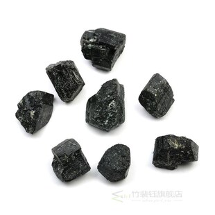 100g Natural Black Tourmaline Crystal Gemstone Collectibles