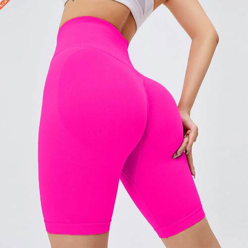 Seamless Sports Shorts For Women Yoga Short Push Up High Wai