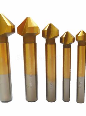 6pc 90 Degree Hss Countersink Drill Bit Chamfer Cutter Coate