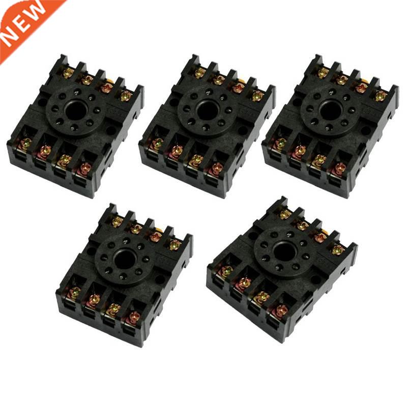5 Pcs 8-Pin Screw Terminals PF083A Relay Base Socket for Tim