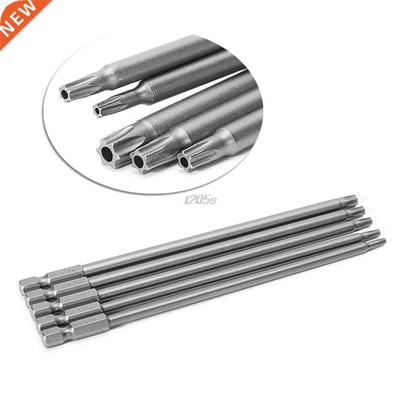 5 Pcs/Set 150mm T10-T0 Long Magnetic Torx Electric Screwdri