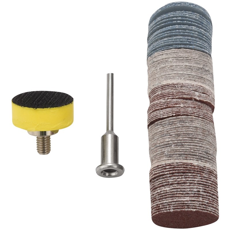 100Pcs 25Mm 1 Inch Sander Disc Sanding Disk 100-3000 Grit