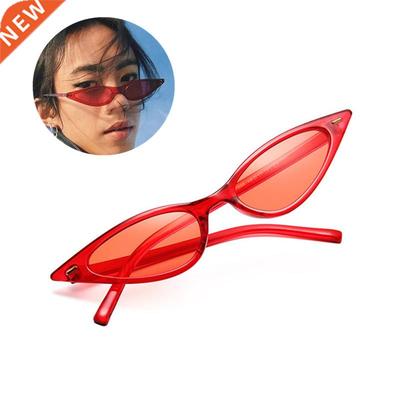 Purple Black Red Sunglasses Cateye Eyewear Women Brand Desi