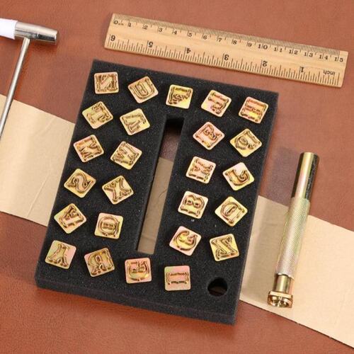 26pcs Alphabet Leather Stamping Printing Punch Tools 26 Engl