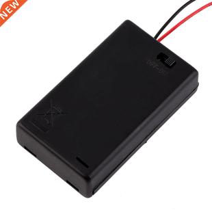 3 x AAA Battery Storage Cover Box Case Holder with ON/OFF Sw