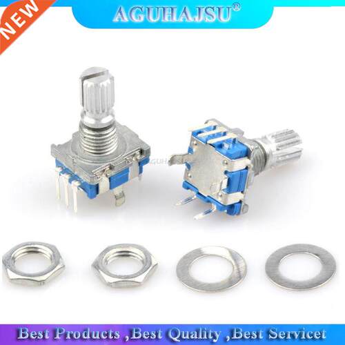 2PCS Plum handle 15mm rotary encoder coding switch / EC11 /