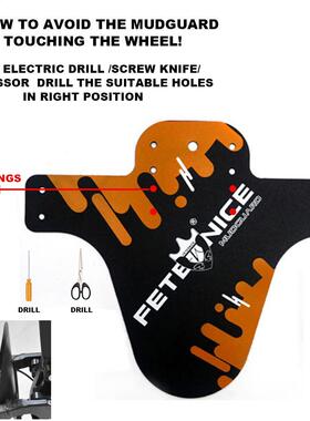 Bicycle Mudguard Road Bike MTB Fenders Mud Guards Wings For