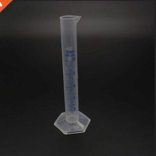 10ml Plastic Measuring Cylinder Graduated Cylinders Containe