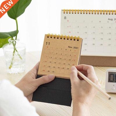2022 Simple Desktop Calendar English Coil Daily Monthly Plan