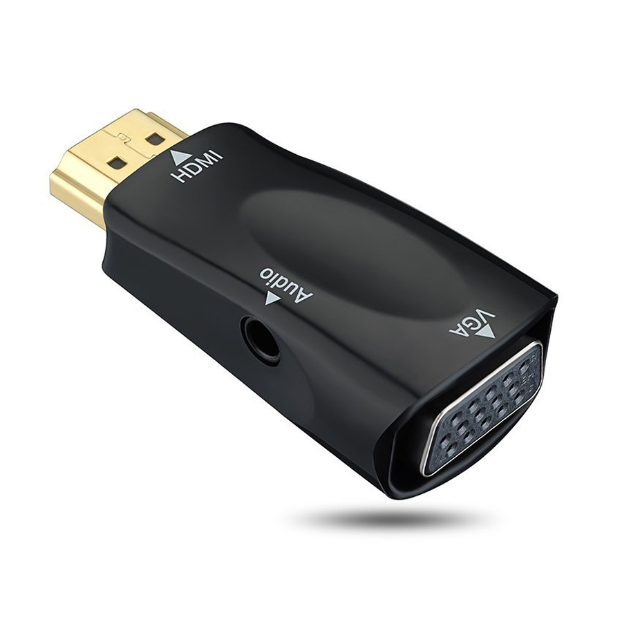 HDMI to VGA Converter Gold-plated with connector 3.5mm audio