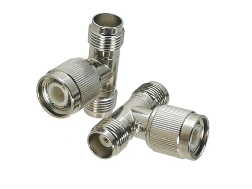 10Pcs TNC Male plug to 2x TNC Female Jack RF apter Connect