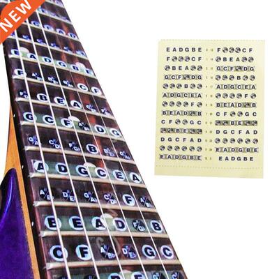 Guitar Accessories Guitar Fretboard Sticker Frets Note Decal