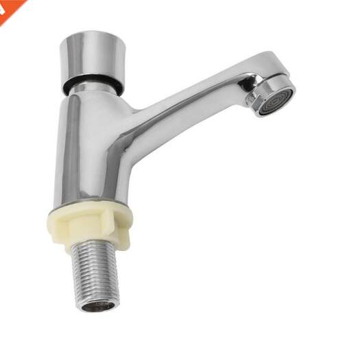 Bathroom Basin Faucet Water Saving Tap Push Button Switch De