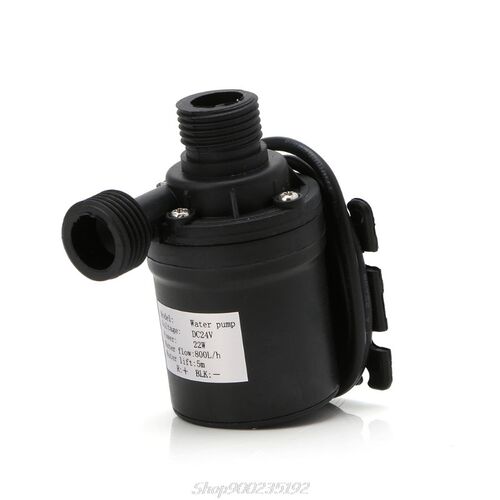 800L/H 5m DC 12V 24V Solar Brushless Motor Water Circulation