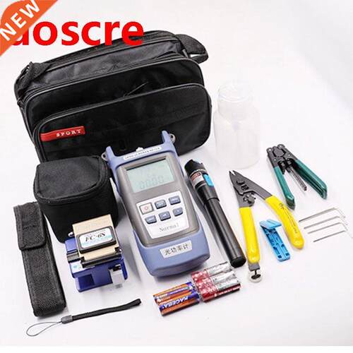 fiber optic tool kits with fc-6s cleaver and power meter -70