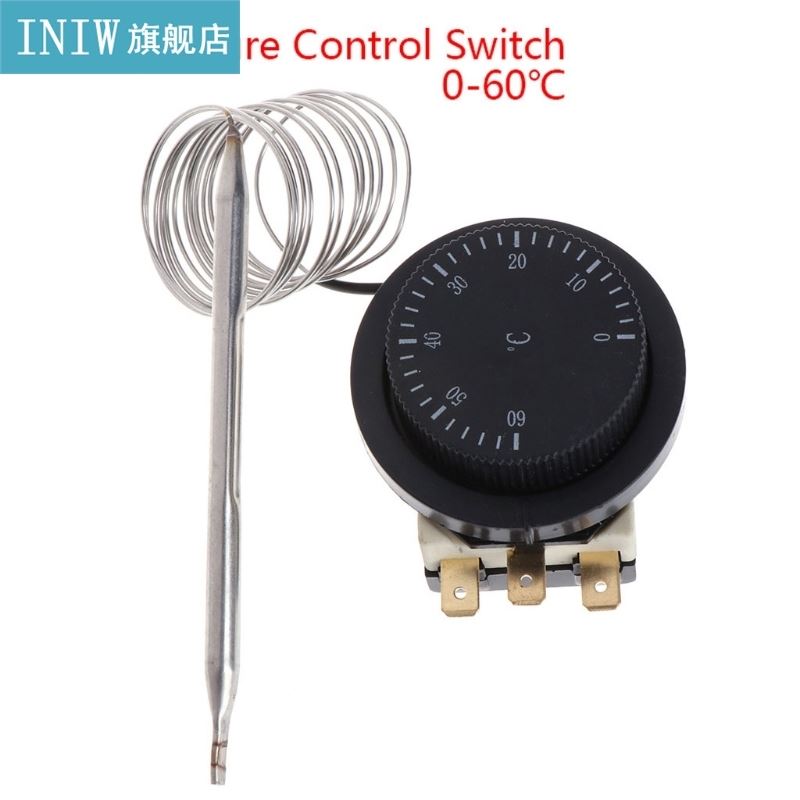 250V/380V 16A 0-60 degree Temperature Control Switch Capilla