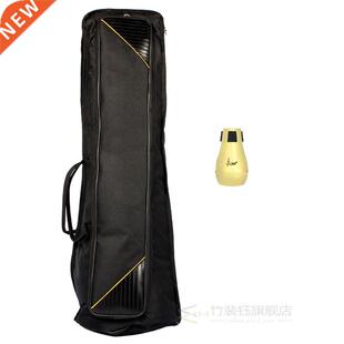 Portable Tenor Trombone Sordine Mute, Carry Bag Case for Tr